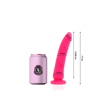 Delta Club - Dildo Realista Rosa Silicona Medica 17 Cm - O - 3 Cm |