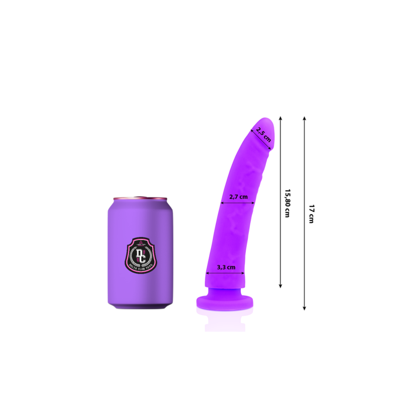 Delta Club - Toys Gode Médical Lilas Silicone 17 Cm - O - 3 Cm |
