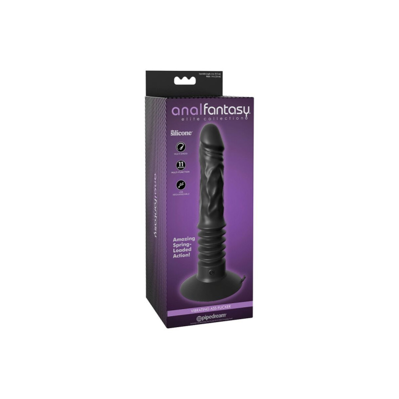 Vibrating Ass Thruster Vibrador Anal Recargable Con Ventosa |