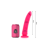 Delta Club - Dildo Realista Rosa Silicona Medica 20 Cm - O - 4 Cm |