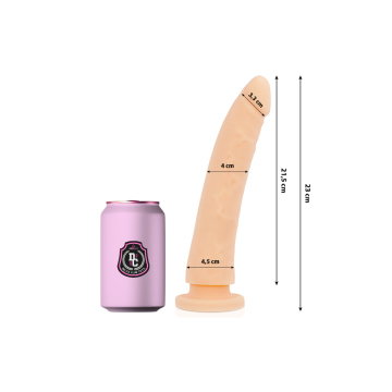 Delta Club - Dildo Realista Natural Silicona Medica 23 Cm - O - 4.5