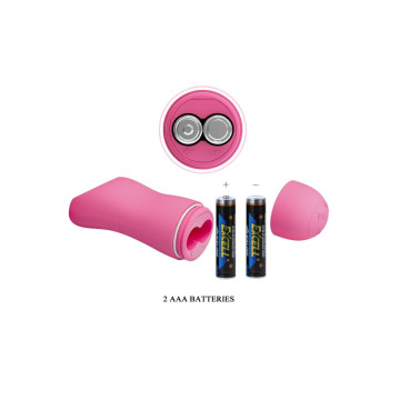 BAILE - Romantic Wave Pinces Vibrantes avec vibration et electrostimulation fuchsia : accessoire fetish | Vybes.it