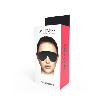 DARKNESS - HOCHWERTIGE SCHWARZE MASKE - DARKNESS BONDAGE - Ganze Mask…
