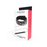 Darkness - Collana In Pelle Di Alta Qualità Con Guinzaglio |