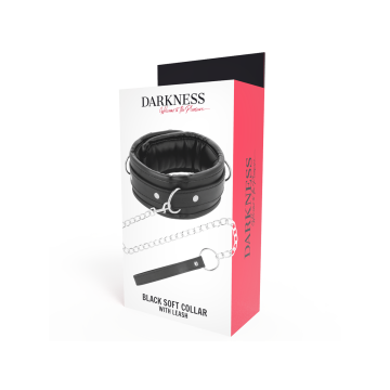 Darkness - Collar Con Cadena Soft Leather | Vybes.it