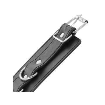 Darkness - Schwarze Verstellbare Leder - Knöchel - Handschellen |