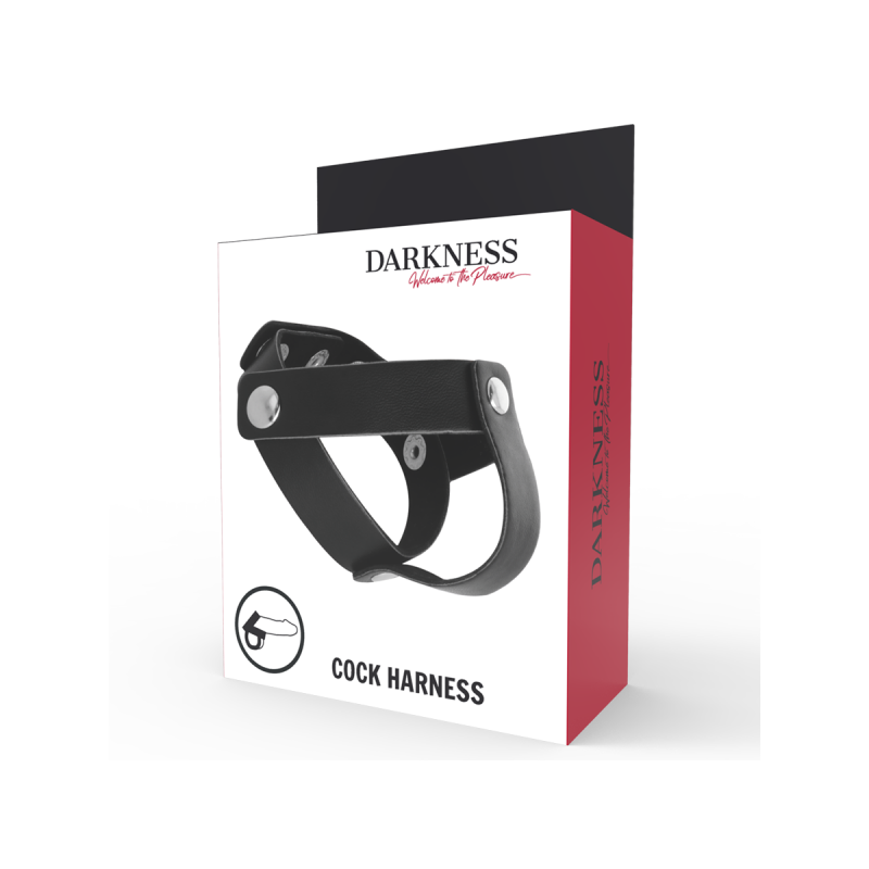 Darkness - Anneau Cutané Pour Pénis Et Testicules | Vybes.it