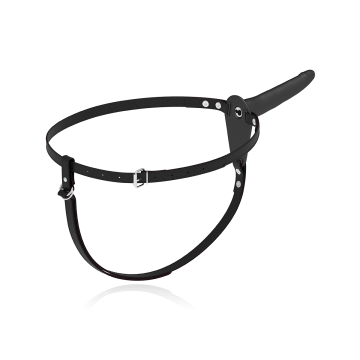 Fetish Submissive Harness - Vibrador Silicona Negro 15 Cm | Vybes.it