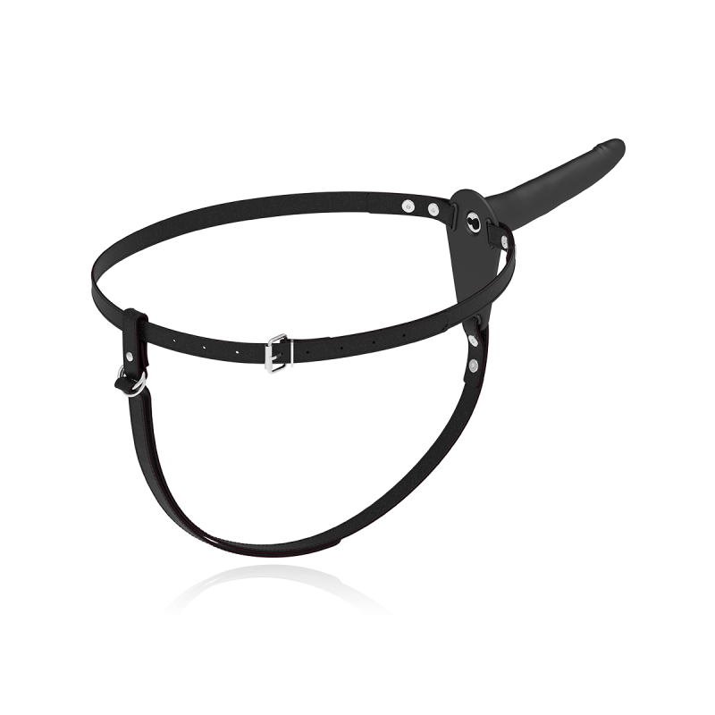 Fetish Submissive Harness - Vibrador Silicona Negro 15 Cm | Vybes.it