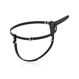 Fetish Submissive Harness - Vibrador Silicona Negro 15 Cm | Vybes.it