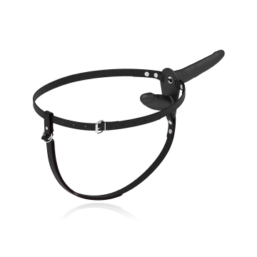 Fetish Submissive Harness - Doble Penetración Vibrador Negro |