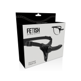 Fetish Submissive Harness - Silicone Noir Réaliste 16 Cm | Vybes.it