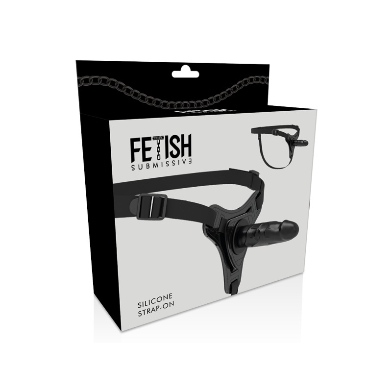 Fetish Submissive Harness - Silicona Negro Realistic 15 Cm |