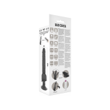 Basecock - Realistic Vibrator Remote Control Black With Testicles