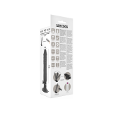 Basecock - Vibrador Realístico Control Remoto Negro 20 Cm - O - 4