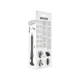 Basecock - Vibratore Realistico Telecomando Nero 19.5 Cm - O - 4 Cm