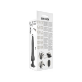 Basecock - Vibrateur Réaliste Noir Télécommande Avec Testicules 20