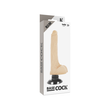 Basecock - Realistic Vibrator 2 - 1 Flesh 18.5 Cm - O - 4 Cm |