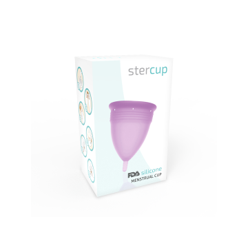 STERCUP - FDA SILICONE MENSTRUAL CUP VIOLET - SIZE L | Vybes.it