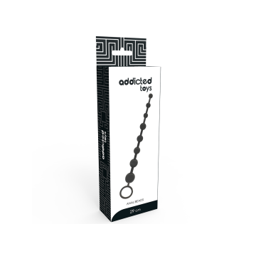 ADDICTED TOYS - ANALPERLEN 29 CM SCHWARZ - Analkugeln | Vybes.it