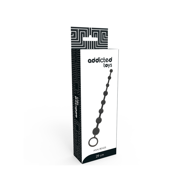 ADDICTED TOYS - PERLINE ANALI 29 CM NERO | Vybes.it