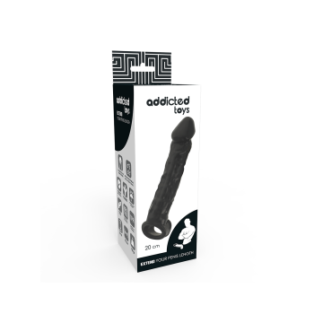 Addicted Toys - Extensor Para El Pene Negro | Vybes.it