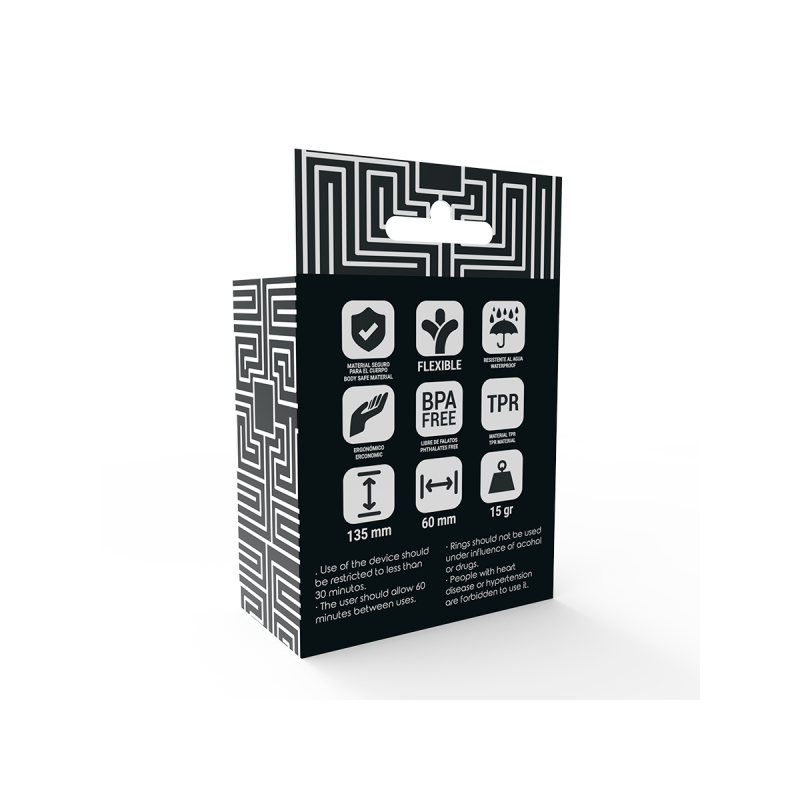 ADDICTED TOYS - RINGS SET FOR PENIS - SMOKED - Cockrings without vibr…