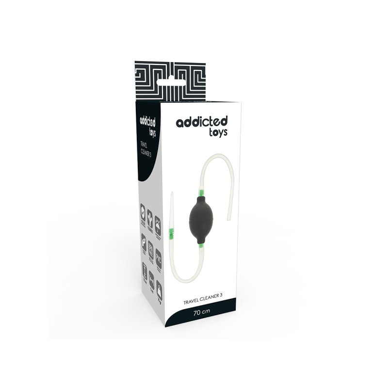 ADDICTED TOYS - BLACK ENEMA SET - Intimate cleaning | Vybes.it