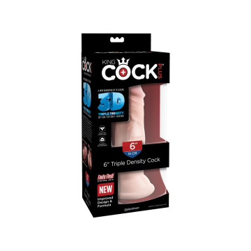 King Cock - Gode Triple Densité 15 Cm | Vybes.it