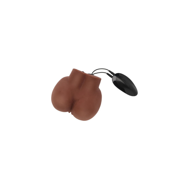 Act - Big Ass Masturbador Realista Con Vibrador Marrón | Vybes.it
