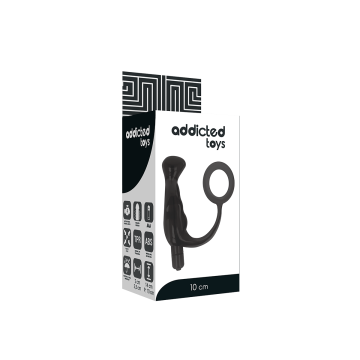 Addicted Toys - Vibrador Prostático Negro 10 Cm | Vybes.it