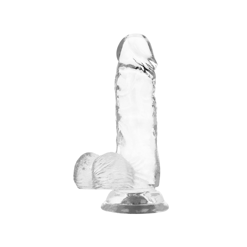 X RAY - BITE TRANSPARENTE AVEC BOULES 15.5 CM -O- 3.5 CM - Pénis réal…