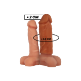 Virilxl - Extension De Pénis Marron En Silicone Liquide V3 |