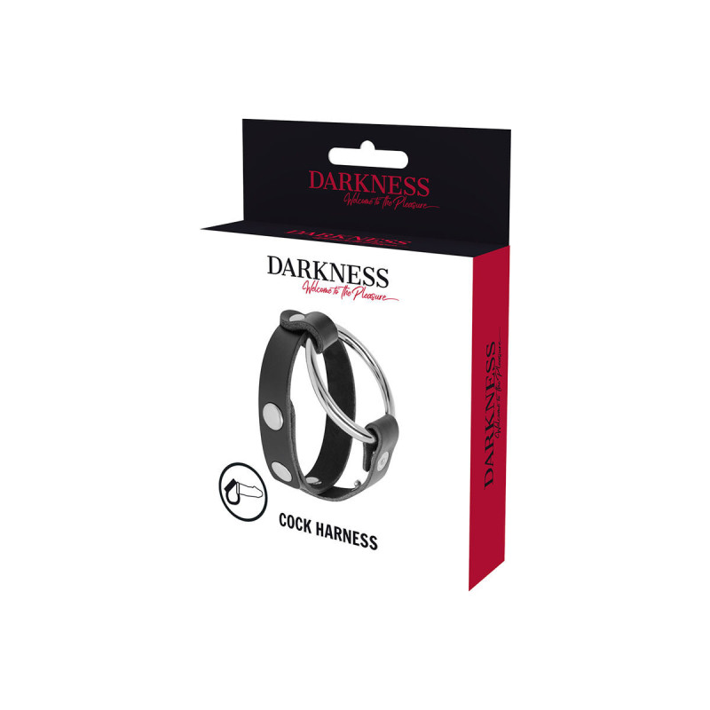 DARKNESS - ANELLO BDSM PER CAZZO E TESTICOLI - DARKNESS BONDAGE - Coc…
