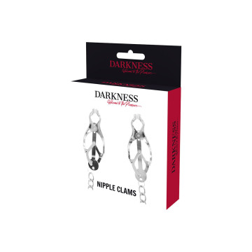 DARKNESS - PINZA PER CAPEZZOLI IN METALLO CON CATENA - DARKNESS BONDA…
