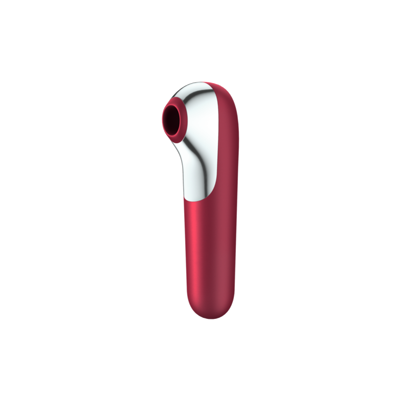 Satisfyer - Vibrateur Et Aspiration Dual Love Avec Air Pulsé Rouge