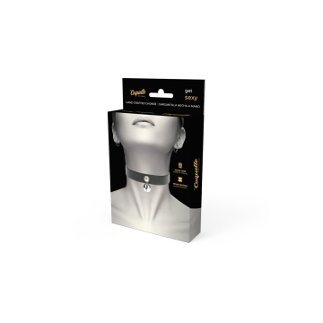 Coquette Chic Desire - Collar Cuero Vegano Accesorio Woman Cascabel