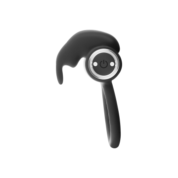 Black&Silver - Bague Rechargeable Burton 10 Modes De Vibration |