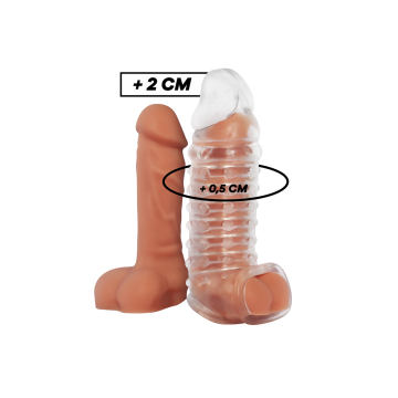 Virilxl - Extensión Y Funda De Pene V11 Transparente | Vybes.it