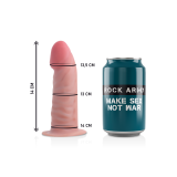 Rockarmy - Harness + Dual Density Tiger Realistic Dildo 14 Cm - O