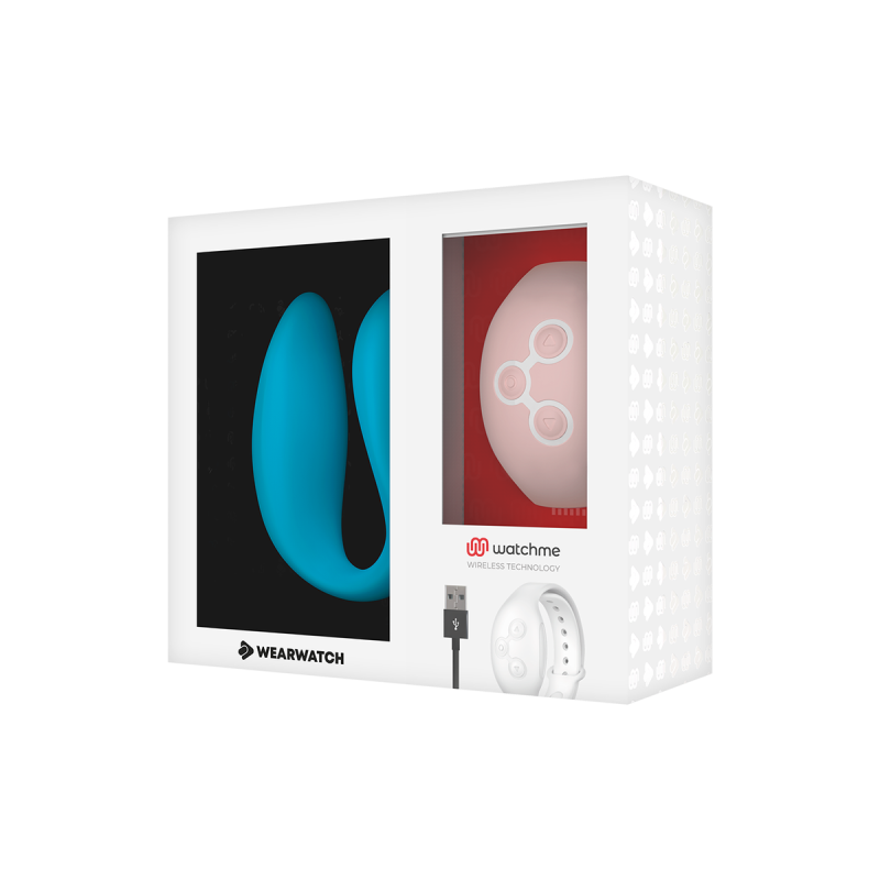 Wearwatch - Vibrador Dual Technology Watchme Añil / Rosa | Vybes.it
