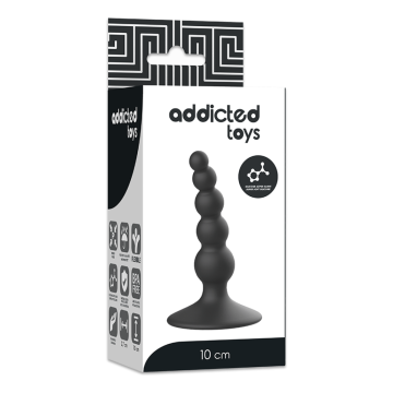 ADDICTED TOYS - ANAL SEXUELLER STECKER 10 CM SCHWARZ