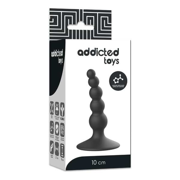 ADDICTED TOYS - ANAL SEXUELLER STECKER 10 CM SCHWARZ