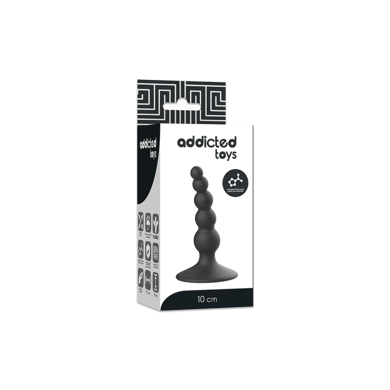 ADDICTED TOYS Plug Sessuale Anale 10 Cm Nero | Vybes.it