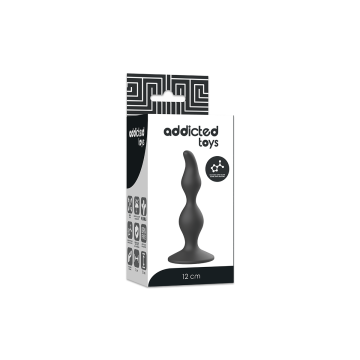 ADDICTED TOYS - ANAL SEXUAL PLUG 12 CM BLACK - Plugs | Vybes.it