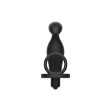 Addicted Toys - Plug Anal Con Anillo Silicona Negro 12 Cm | Vybes.it