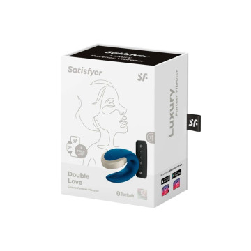 Satisfyer - App Double Love Vibrador Parejas Luxury Azul | Vybes.it