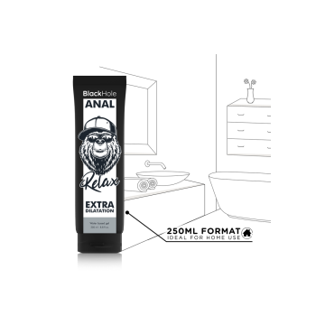 Black Hole - Gel Base Agua Dilatación Anal 250 Ml | Vybes.it