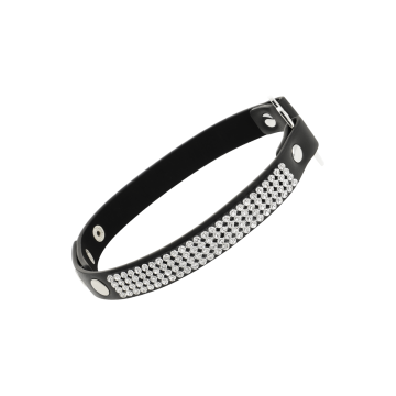 Coquette Chic Desire - Choker Cuero Vegano Corazon | Vybes.it