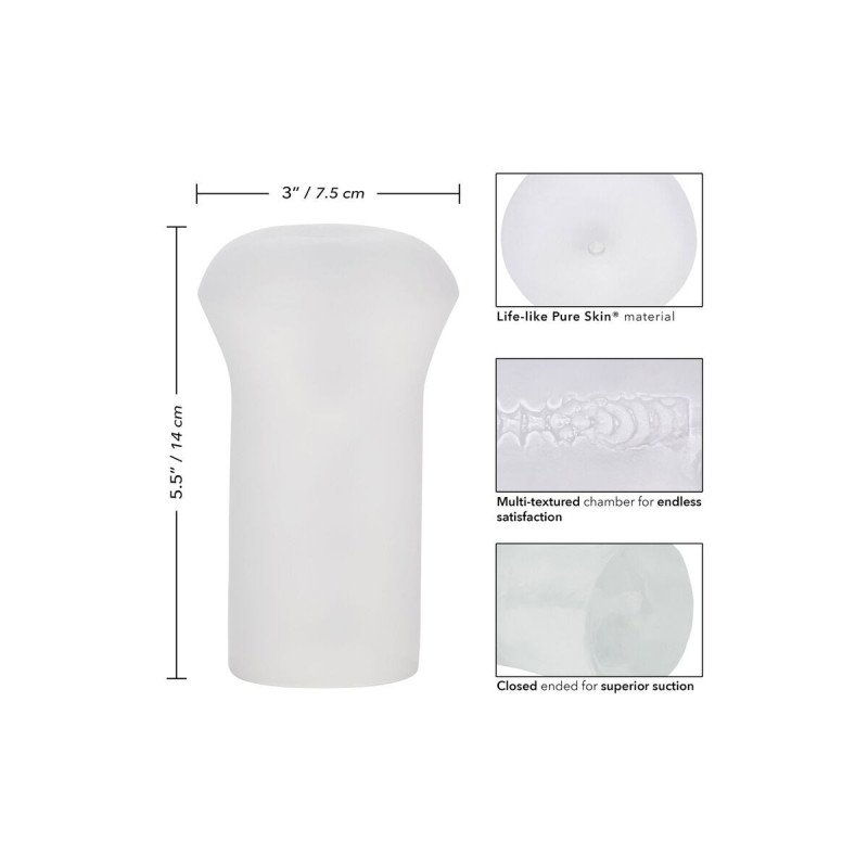 CALEXOTICS - BOUNDLESS STROKER TRASPARENTE - Vagine con vibrazione
